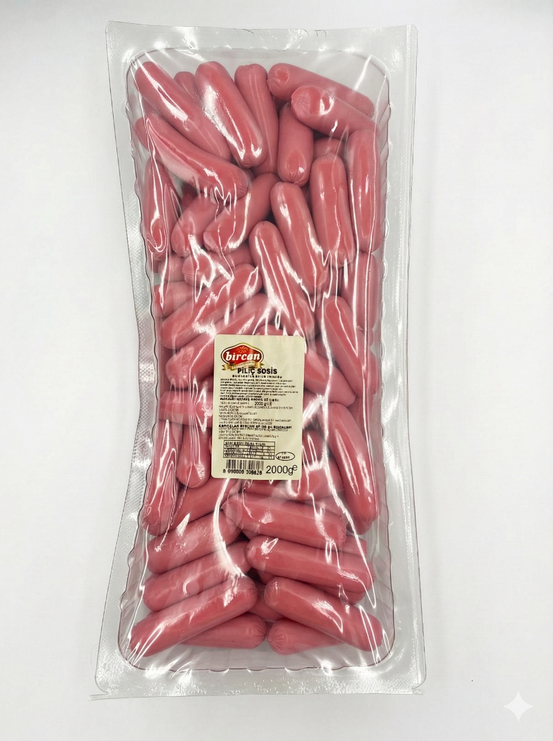 Bircan Piliç Sosis - 2000g Ekonomik Boy Paket
